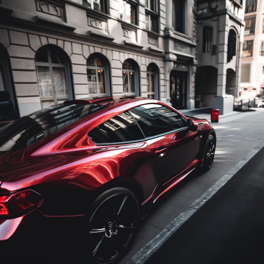 Completed tint job with perfect finish